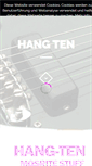 Mobile Screenshot of hang10.de